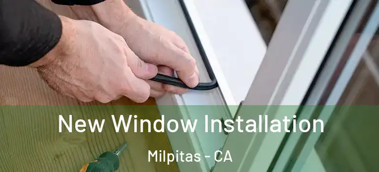  New Window Installation Milpitas - CA